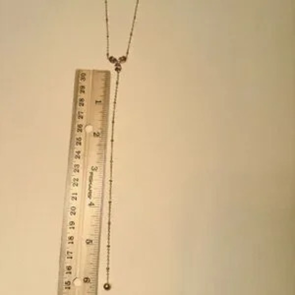 Flower drop necklace N988